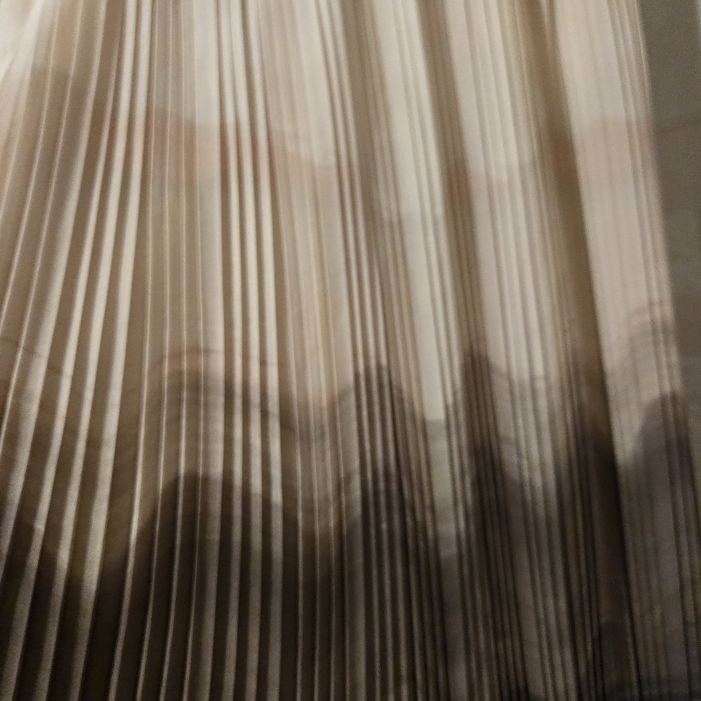 Made In Italy- Eleventy Milano Ombré Pleated Maxi Skirt - Picture 5 of 8